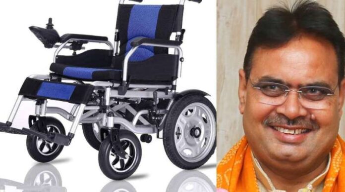 Specially abled people get free wheelchair