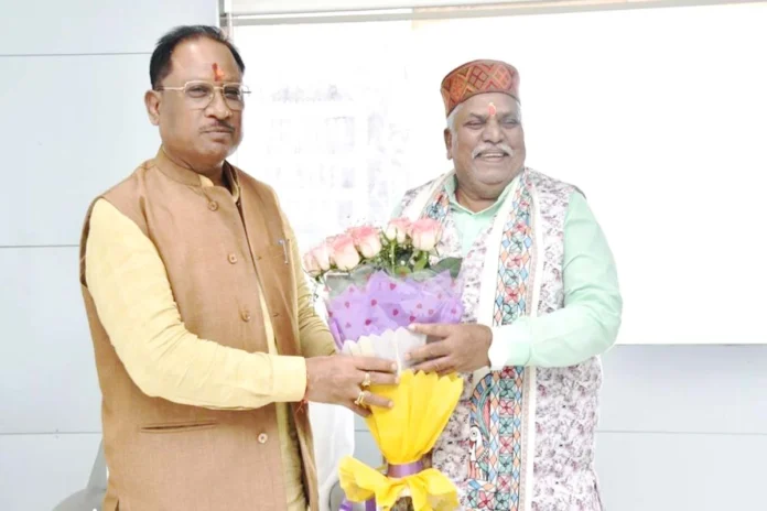 Bihar Forest Minister met the Chief Minister of Chhattisgarh