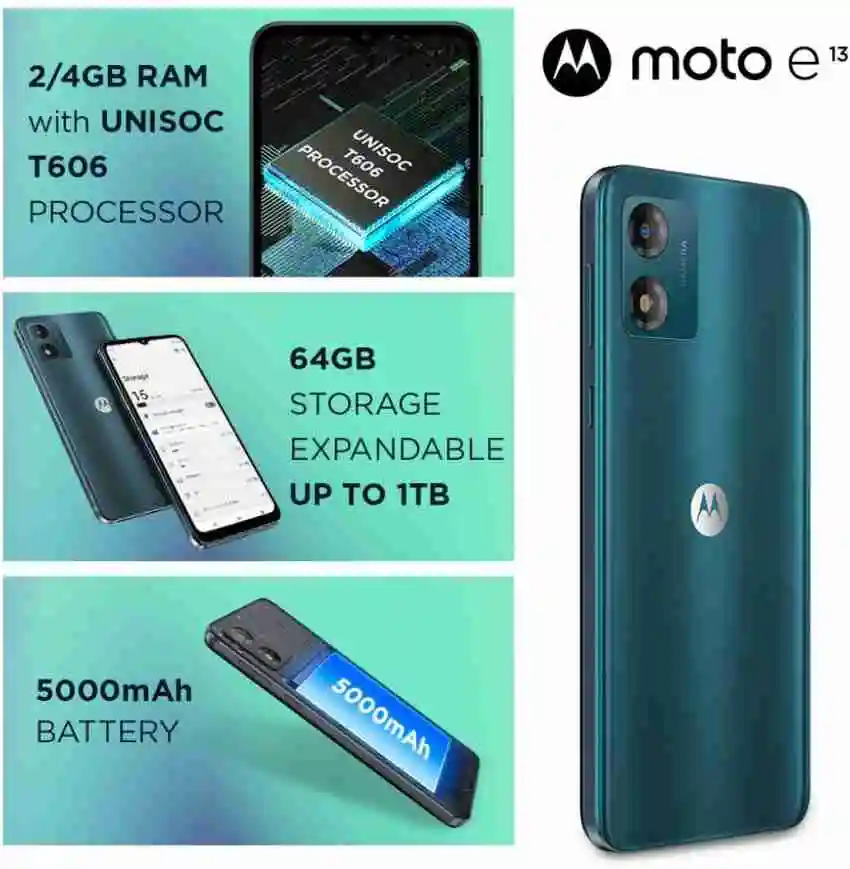 Motorola E13 smartphone price only Rs 5999