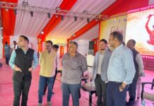 पर्यटन एवं संस्कृति मंत्री राजेश अग्रवाल ने किया राष्ट्रपति द्रौपदी मुर्मू के अम्बिकापुर दौरे की तैयारियों का निरीक्षण