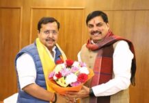 भाजपा के नवनियुक्त राष्ट्रीय कार्यकारी अध्यक्ष से मिले सीएम