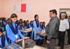 दुर्ग व राजनांदगांव जिले के विद्यालयों का स्कूल शिक्षा मंत्री गजेन्द्र यादव ने किया आकस्मिक निरीक्षण