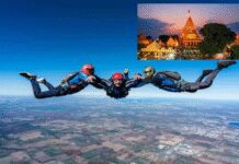 महाकाल नगरी में एडवेंचर का तड़का, पहली बार 10,000 फीट से स्काई डाइविंग