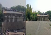 नयागांव पुल ध्वस्त, रायसेन में लोगों की हड़कंप, फील्ड स्टाफ प्रबंधक पर कार्रवाई