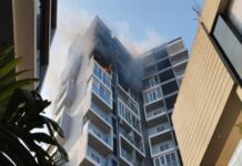 “रांची के पर्ल ऑर्किड अपार्टमेंट में लगी भीषण आग! 11वीं मंजिल से उठती लपटों ने मचाया हड़कंप, दहशत में लोग