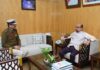 राज्यपाल डेका से नवनियुक्त पुलिस कमिश्नर शुक्ला ने की सौजन्य भेंट