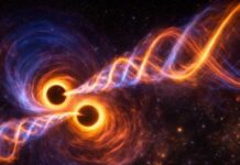 दो विशाल ब्लैक होल लगा रहे एक-दूसरे के चारों ओर परिक्रमा