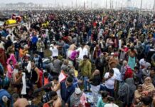 माघ मेला: संगम तट पर श्रद्धा का सैलाब, पहले दिन सुबह 8 बजे तक ही 6.5 लाख ने लगाई डुबकी