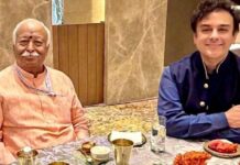 भागवत के साथ अदनान सामी की मुलाकात पर भड़की कांग्रेस……….राष्ट्र-विरोधी कृत्य करार दिया