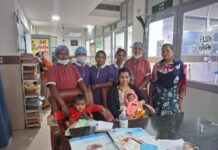 27 दिनों तक चिकित्सकों की देखभाल से नन्हीं जान को मिला नया जीवन