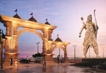 51 फीट की दिव्य वनवासी श्रीराम की प्रतिमा ग्वालियर से रवाना