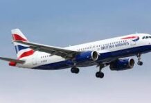 British Airways की फ्लाइट खराब मौसम के कारण डायवर्ट