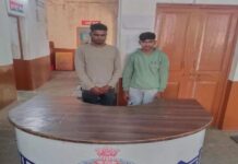 कोनी थाना की सख्त कार्रवाई, दो गुंडा बदमाश गिरफ्तार