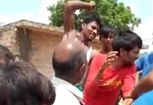 वैशाली में बच्चा चोरी के शक में युवक की बेरहमी से पिटाई