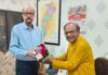 कुलपति प्रो. मनोज दयाल ने राज्यपाल से की सौजन्य भेंट