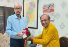 कुलपति प्रो. मनोज दयाल ने राज्यपाल से की सौजन्य भेंट