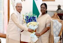 राष्ट्रपति मुर्मु से मिले राज्यपाल पटेल