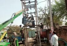 गदाखेड़ा में 63 केवीए का अतिरिक्त ट्रांसफार्मर स्थापित