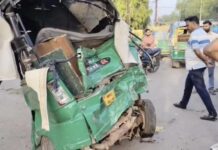 ग्वालियर: दर्शन से लौटते ऑटो पर स्कॉर्पियो की टक्कर, 5 की मौत