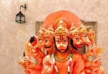 हनुमान जी की तस्वीर पवित्र स्थान पर लगाना शुभ रहता है
