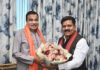 केंद्रीय परिवहन मंत्री नितिन गडकरी से मिले उपमुख्यमंत्री विजय शर्मा