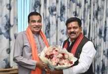 केंद्रीय परिवहन मंत्री नितिन गडकरी से मिले उपमुख्यमंत्री विजय शर्मा
