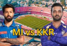 आज का IPL 2026 मुकाबला: मुंबई और कोलकाता आमने-सामने, वानखेड़े स्टेडियम में होगी टक्कर