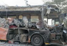 हनुमानगढ़ में सड़क हादसा: बस और ट्रक की टक्कर में 5 लोगों की मौत