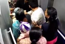 लिफ्ट के दरवाजे में फंसा मासूम का हाथ, लोगों ने सूझबूझ से किया रेस्क्यू