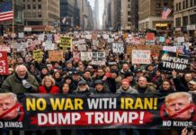 ईरान में तख्तापलट का ख्वाब देख रहे ट्रंप के खिलाफ ही लाखों लोग सड़कों पर उतरे
