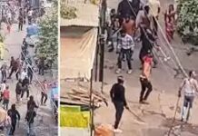 रायपुर के मौदहापारा में बवाल, पथराव और तलवारें लहराईं