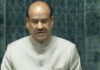 लोकसभा में सभापति ओम बिरला के खिलाफ अविश्वास प्रस्ताव पेश