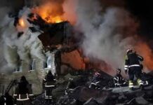 खारकीव में रूसी मिसाइल हमला, रिहायशी इमारत तबाह; 7 लोगों की मौत