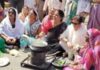 गैस संकट पर कांग्रेस का प्रदर्शन, खाली सिलेंडर और जलता चूल्हा लेकर किया विरोध
