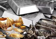 सर्राफा बाजार में गिरावट: चांदी ₹1040 टूटी, सोना ₹1050 सस्ता