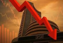 शेयर बाजार में हाहाकार! Sensex 1700 और Nifty 50 500 अंक टूटा