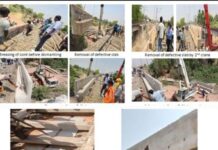 किउल-गया रेलखंड के सिरारी और शेखपुरा स्टेशनों के मध्य स्थित पुल सं. 40 पर लगाया गया परमानेंट स्पीड रिस्ट्रिक्शन हटाया गया