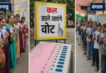 तमिलनाडु-बंगाल में चुनावी शोर थमा, कल डाले जाएंगे वोट