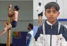 10 साल के Ayush ने मलखंभ में रचा इतिहास