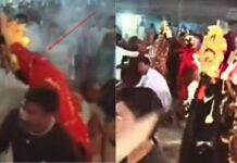 काली का रूप धरकर कर रहा था नृत्य, मंच से गिरते ही युवक की मौत, गांव में मातम