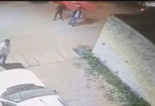 प्रयागराज में जबलपुर पुलिस की गाड़ी का पहिया निकला, बड़ा हादसा टला