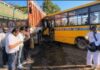 राजस्थान के बायतु में बड़ा हादसा, स्कूल बस और ट्रक की टक्कर में 10 छात्र घायल