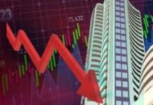 शेयर बाजार में गिरावट: सेंसेक्स 510 अंक टूटा, निफ्टी 22600 के नीचे