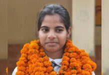 सरकारी स्कूल की छात्रा ने मेरिट में 9वां स्थान हासिल किया