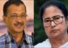 केजरीवाल ने ममता बनर्जी से की बात, समर्थन जताकर कहा—लोकतंत्र की लड़ाई