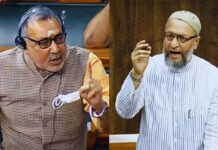ओवैसी को लेकर गिरिराज का विवादित बयान, राजनीतिक हलकों में हलचल