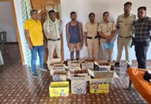 ओडिसा की बीयर-व्हिस्की समेत 96 लीटर से ज्यादा शराब जब्त
