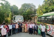 रामलला दर्शन योजना : रायगढ़ से 112 श्रद्धालुओं का 16वां जत्था अयोध्या धाम के लिए रवाना