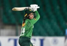 PAK W vs ZIM W मैच में दिखा फातिमा सना का विस्फोटक अंदाज