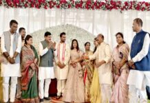 मुख्यमंत्री डॉ. यादव राज्य मंत्री जायसवाल के पुत्र के विवाह समारोह में हुए शामिल